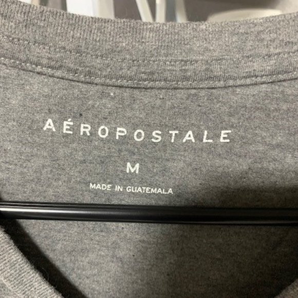 2 for $5 Aeropostale Gray Tshirt Size M - Picture 2 of 2